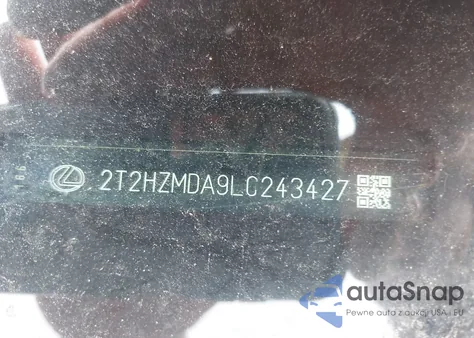 2020 Lexus Rx 350 из США, поврежденный, VIN 2T2HZMDA9LC243427